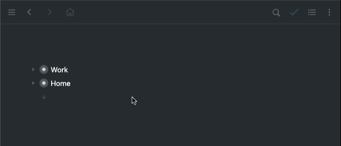 Zooming into a single list in Workflowy