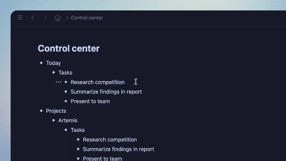 Numbered mirrors update